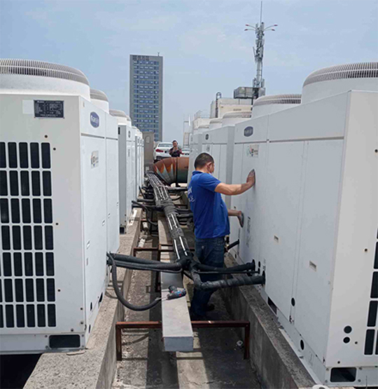 淄博市中央空调制热和不制冷系统维修方法